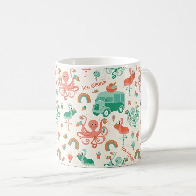 Tout le monde aime la crème glacée Mug (Devant droit)