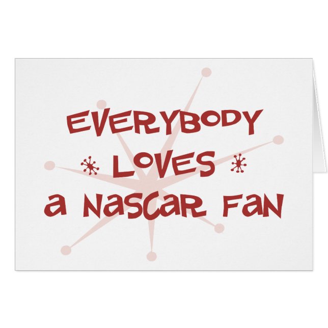 Tout le monde aime une fan de NASCAR (Devant horizontal)