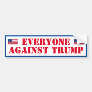 Tout le monde contre Trump Bumper Sticker