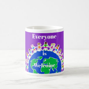 Tout le monde est la Mug Café de Bienvenue