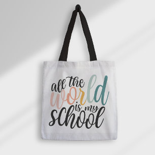 Tout le monde est mon école Sac fourre-tout à domi
