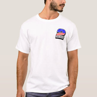 Tout le T-shirt rapide de blanc de 2 américains