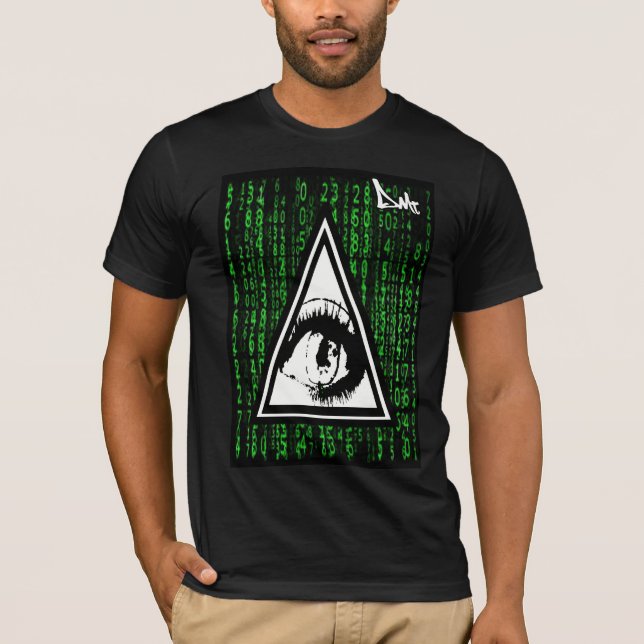 TOUT LE T-SHIRT VOYANT DE CODE D'OEIL PAR LE DMT (Devant)