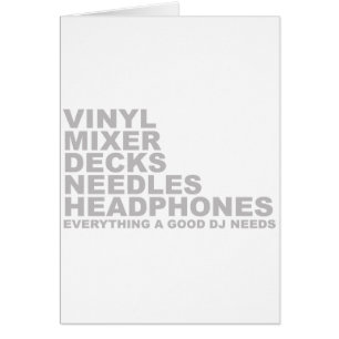 Tout les bons besoins du DJ