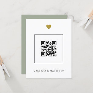 Tout moderne en une seule dimension Code QR Mariag