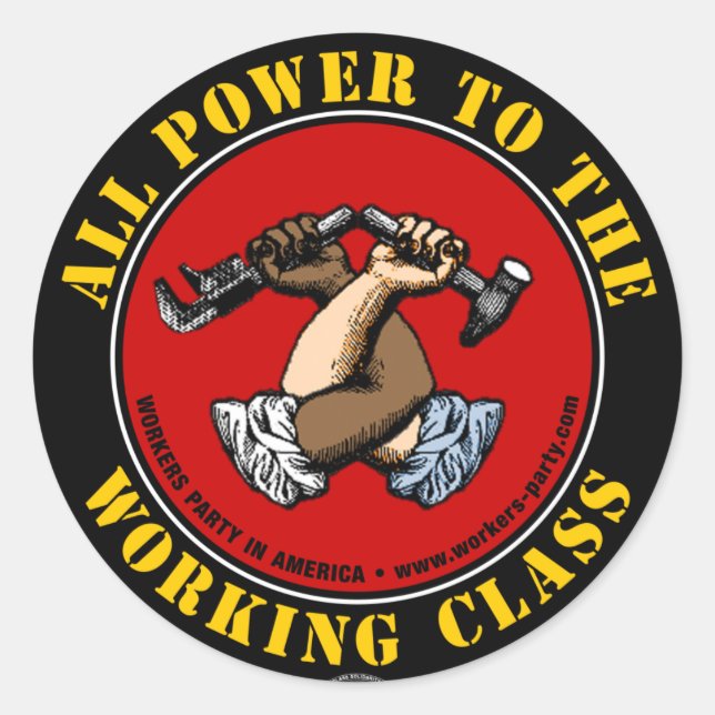 "Tout pouvoir..." Autocollant (Devant)