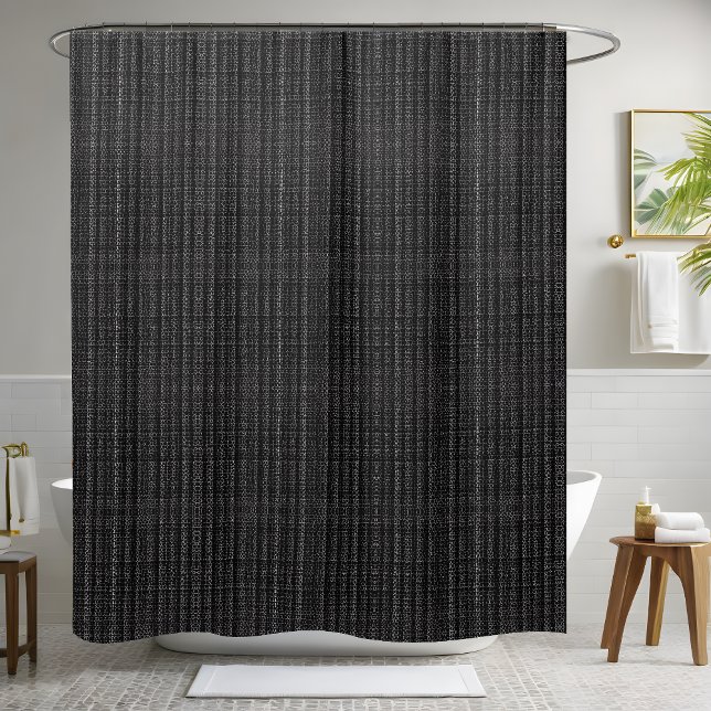 Tout rideau de douche noir (Créateur téléchargé)