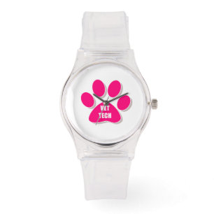 TOUT ROSE ! MONTRE DE TECH DE VÉTÉRINAIRE