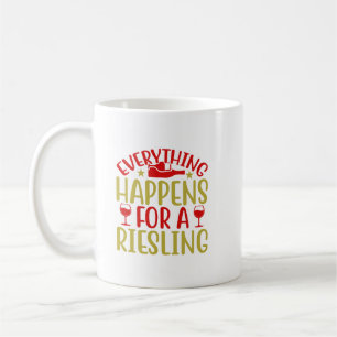 Tout Se Passe Pour Une Mug De Café Riesling