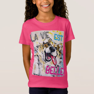 Tout sourire La vie est belle! T-shirt