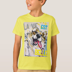 Tout sourire La vie est belle! T-shirt