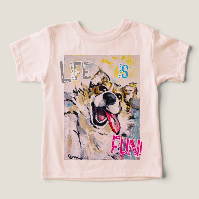 Tout sourire Life is fun! T-shirt (Design Recto)
