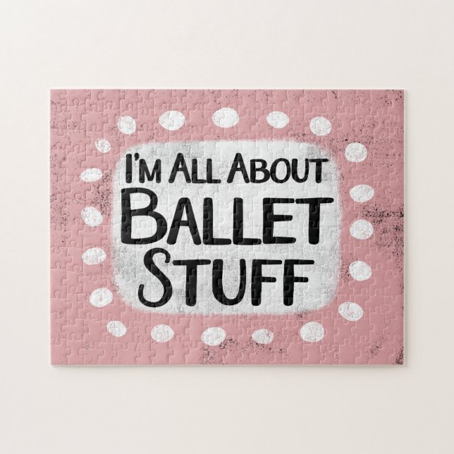 Tout sur Ballet Stuff Jigsaw Puzzle (Horizontal)