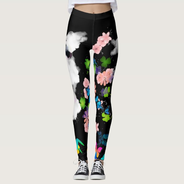 Tout-sur-impression Leggings créateur de design co (Devant)