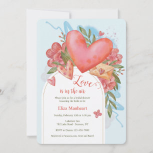 Tout sur l'amour nuptiale douche Invitation