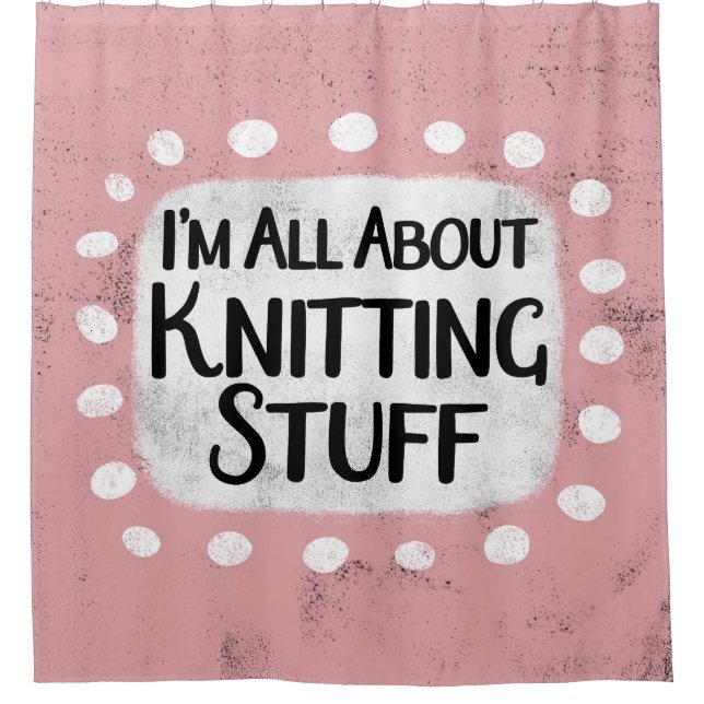 Tout sur le Tricot Stuff Douche rideau (Devant)