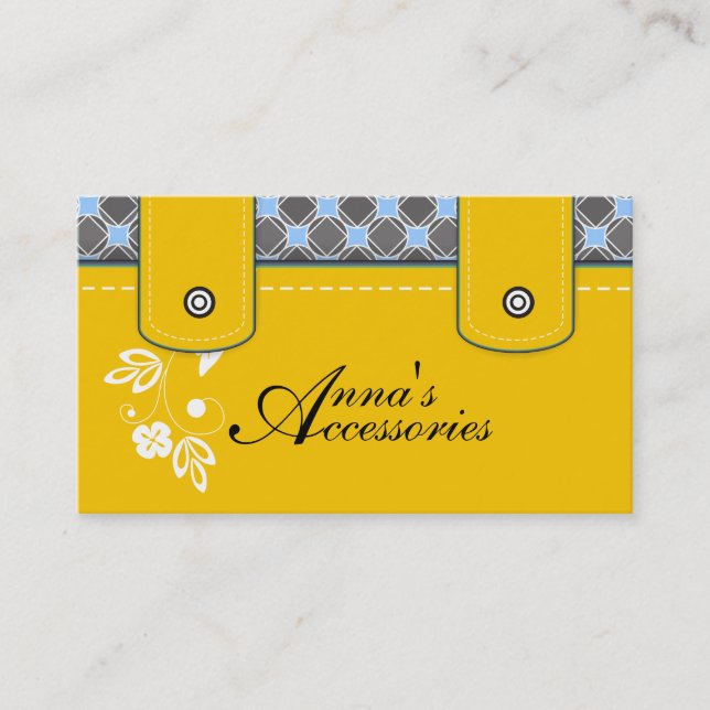 Tout sur les Cartes de visite en cuir (Devant)