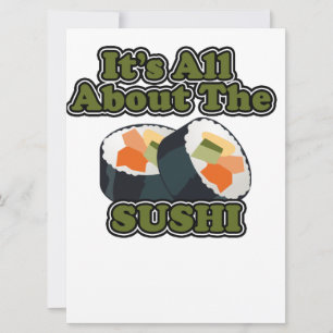 Tout sur l'humour de la nourriture de sushi