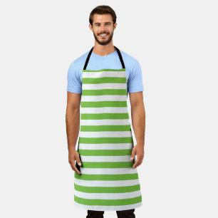 Tout sur l'impression Tablier vert et blanc