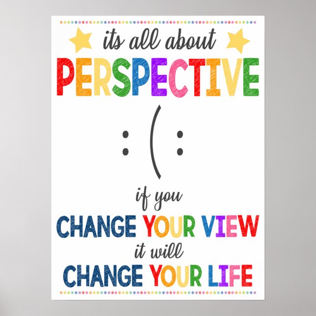 Tout sur Perspective Rainbow Classroom Poster (Devant)