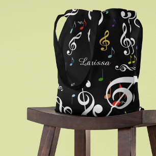 tout_sur Sac fourre-tout de notes musicales avec n