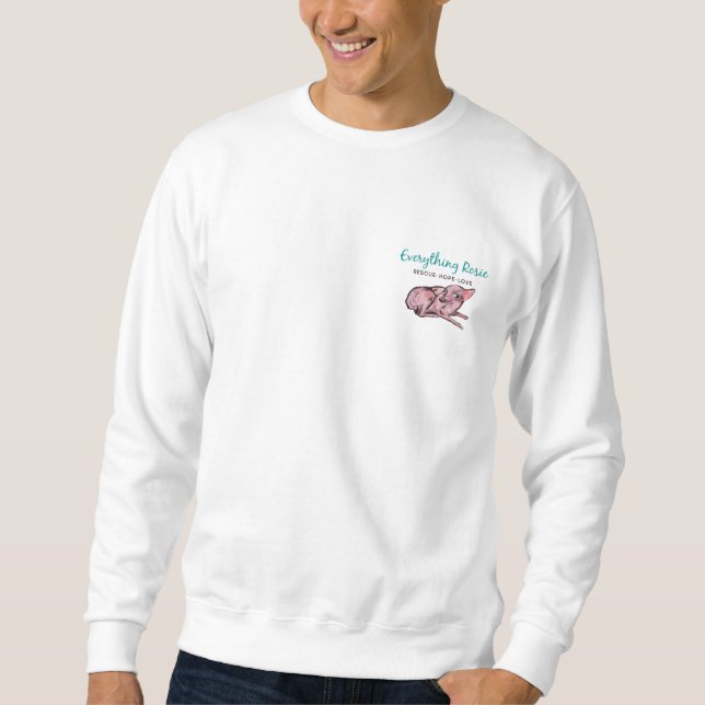 Tout sweatshirt de base de Rosie (petit graphique) (Devant)