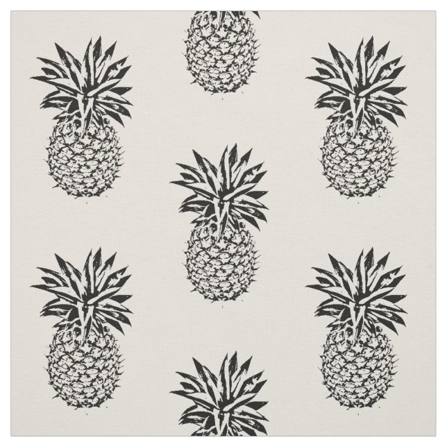 Tout tissu iconique mignon d'ananas de couleur (Échantillon)