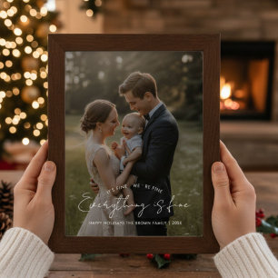 Tout Va Bien Carte De Vœux Élégante Pour La Famill