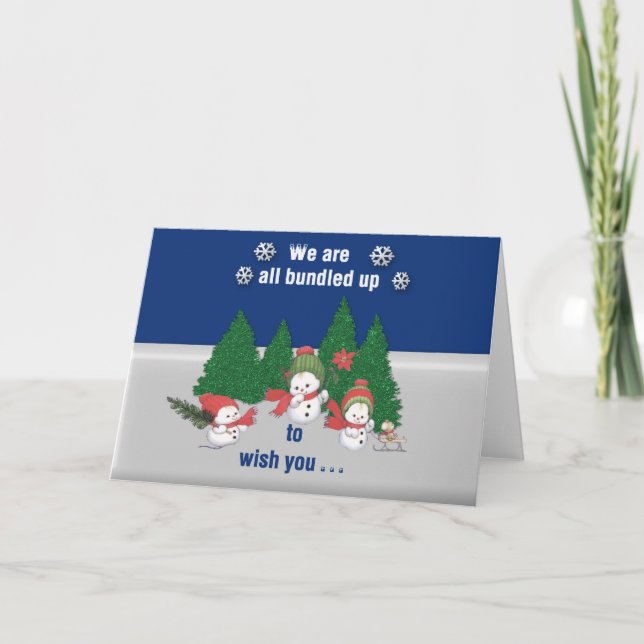 Toute carte de thème de Noël d'occasion (Devant)