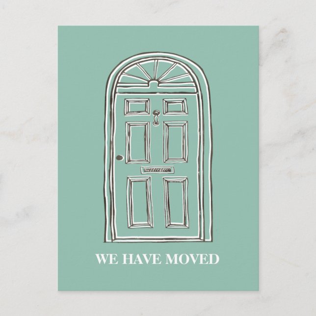 TOUTE COULEUR - Carte postale d'annonce de déménag (Devant)