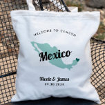 Toute Couleur Mexique Destination Mariage Sac De B<br><div class="desc">Sac cadeau de bienvenue mariage week-end pour les invités hors de la ville à votre mariage, avec l'image du Mexique. Vous pouvez modifier les couleurs pour n'importe quelle partie de ce design, ainsi que déplacer le coeur à l'emplacement de votre mariage. Pour modifier les couleurs, cliquez sur personnaliser, puis sur...</div>