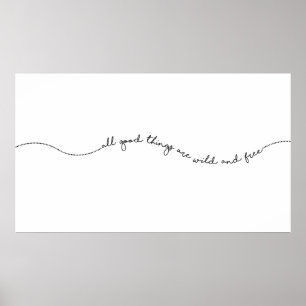 Toute la bonne affiche de choses