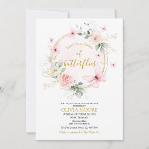 Toute la vie des papillons Invitation à la douche