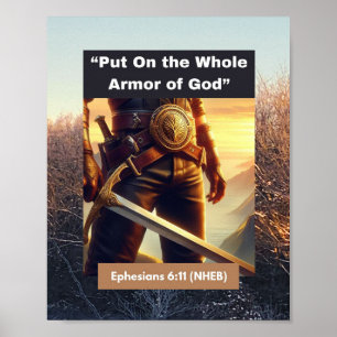 Toute l'armure de Dieu - Poster Papier