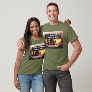 Toute l'armure de Dieu - T-shirt vert à manches co