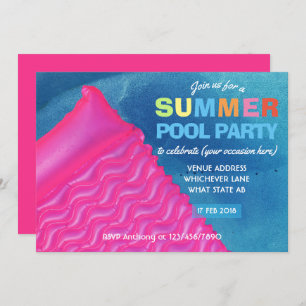 Toute occasion Summer Pool Party Invitation