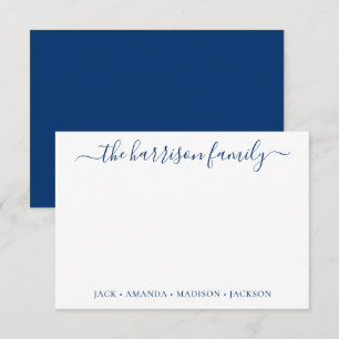 Toutes les cartes de notes de la famille de script
