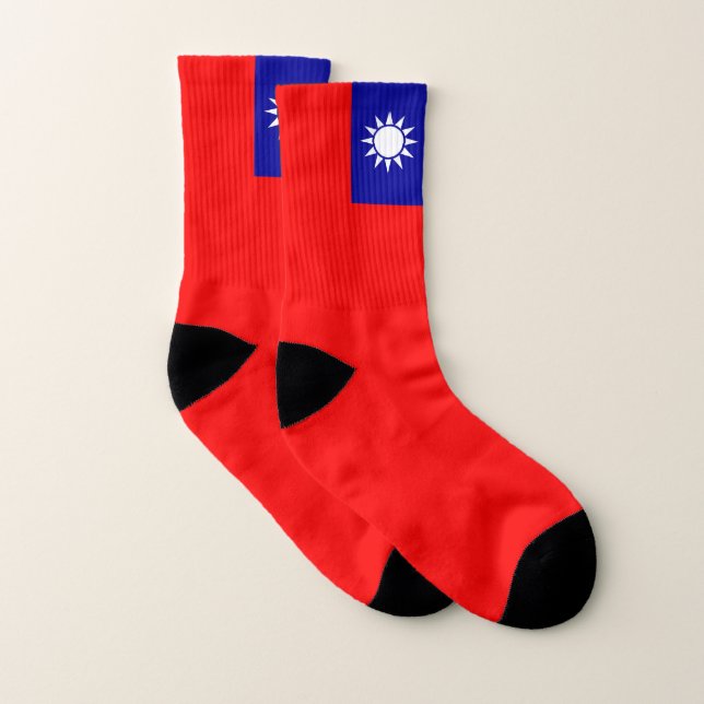 Toutes les chaussettes sur papier avec le drapeau  (Paire)