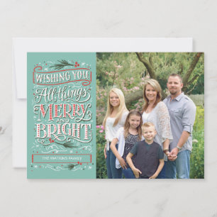 Toutes les choses Joyeuses et brillantes carte pho