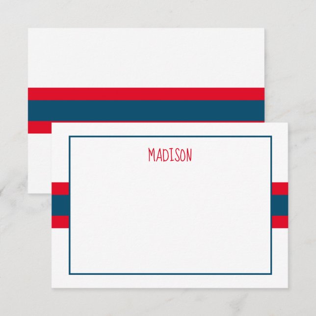 Toutes les couleurs Ruban Grille Cartes de notes p (Devant / Derrière)