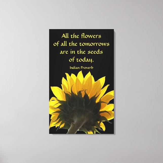 Toutes Les Fleurs Tournesol Toile (Recto)