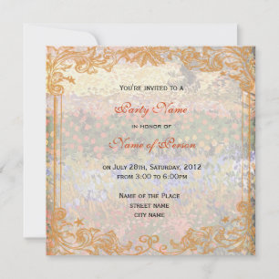 Toutes les invitations de fête, Jardin Fleuri, Van