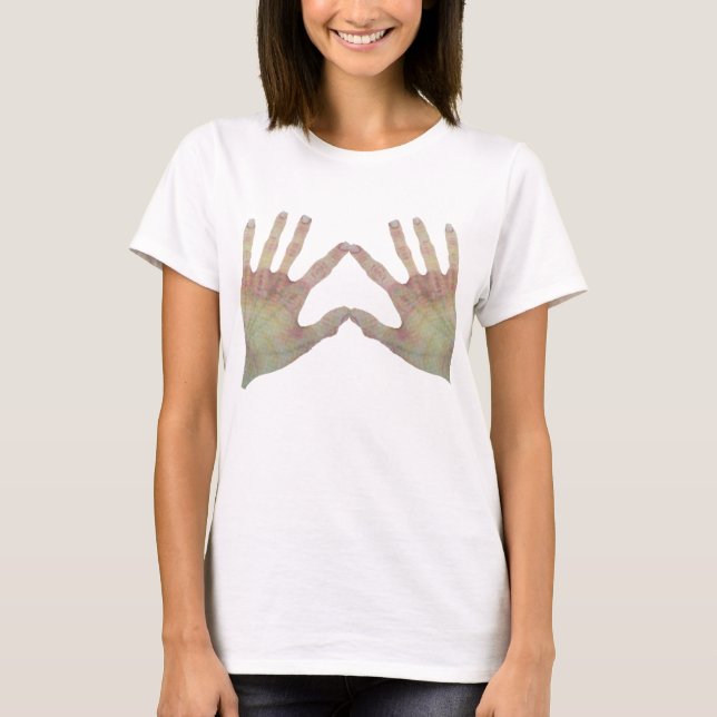 TOUTES LES MAINS Humoristiques SUR LES T-shirts po (Devant)