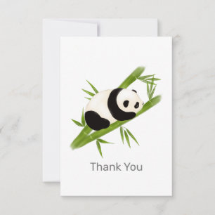 Toutes les occasions Panda Bear Merci carte de not