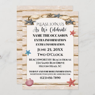 Toutes les Occasions Plage Invitation Version 3