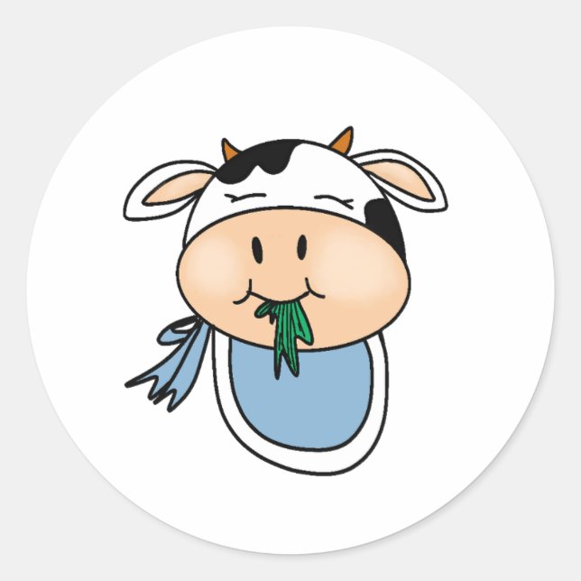 Toutes les vaches mangent des stickers d'herbe (Devant)