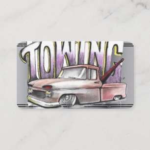 Tow Truck dessin carte de visite automatique