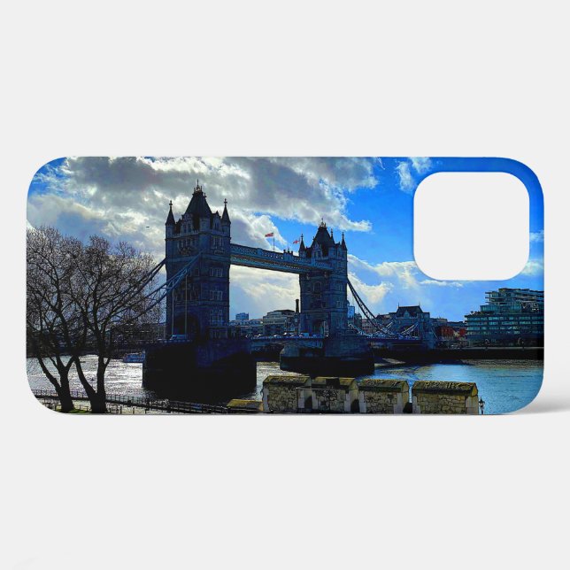 Tower Bridge, Londres #1 iPhone 12 Pro Coque (Verso (horizontal))