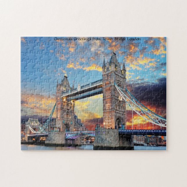 Tower Bridge Londres. Jigsaw Puzzle (Horizontal)