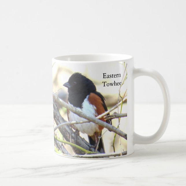 Towhee Coffee Mug par BirdingCollectibles (Droite)